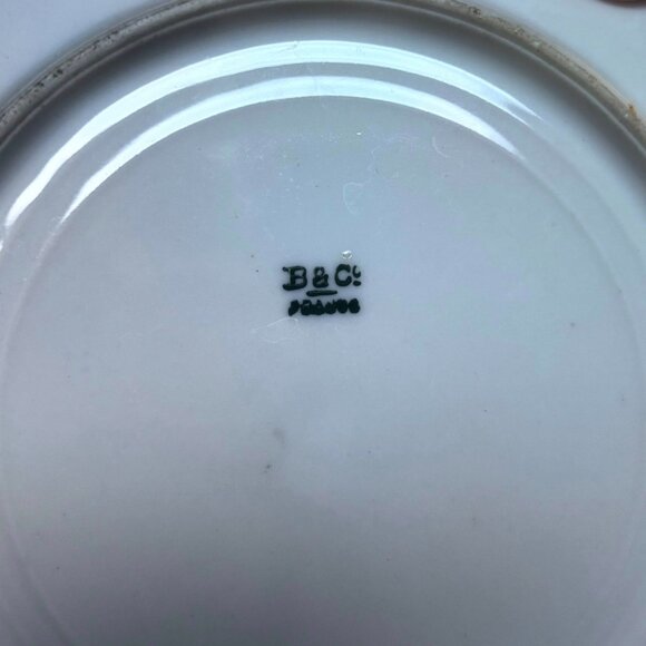 Vintage Wall Plate Trio – French Country & Early Deco Mix (Stouffer Hand-Painted - Picture 8 of 11